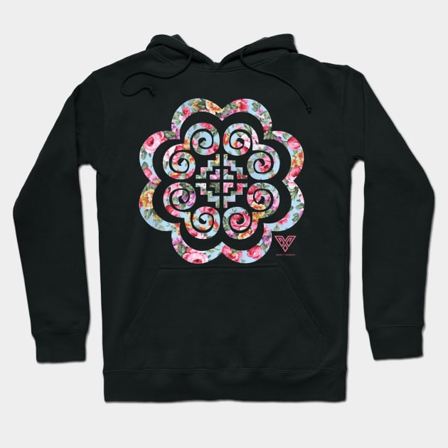 Hmong Floral Hoodie by VANH